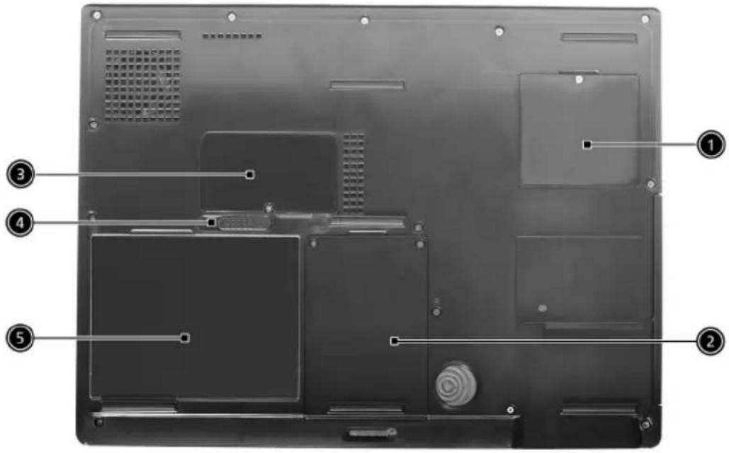 ACER Aspire 2010 - Bottom view - 1