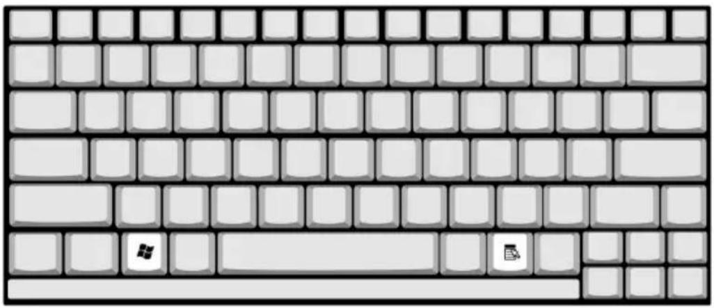 ACER Aspire 2010 - Windows keys - 1