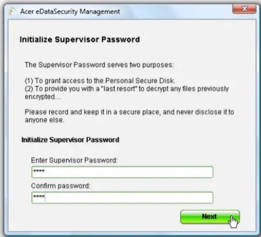 ACER Aspire 2920 - Acer eDataSecurity Management (for selected models) - 2