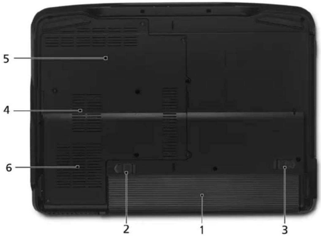 ACER Aspire 2920 - # Icon Item Description - 1