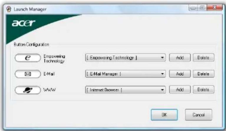 ACER Aspire 2920 - Launch Manager - 1