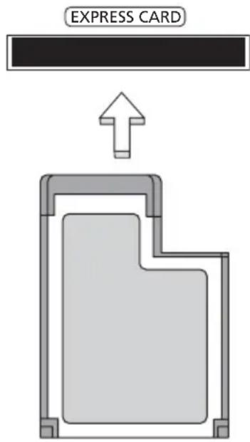 ACER Aspire 2920 - Inserting an ExpressCard - 1