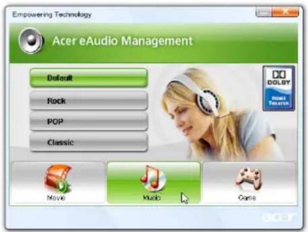 ACER Aspire 2920 - Acer eAudio Management - 4