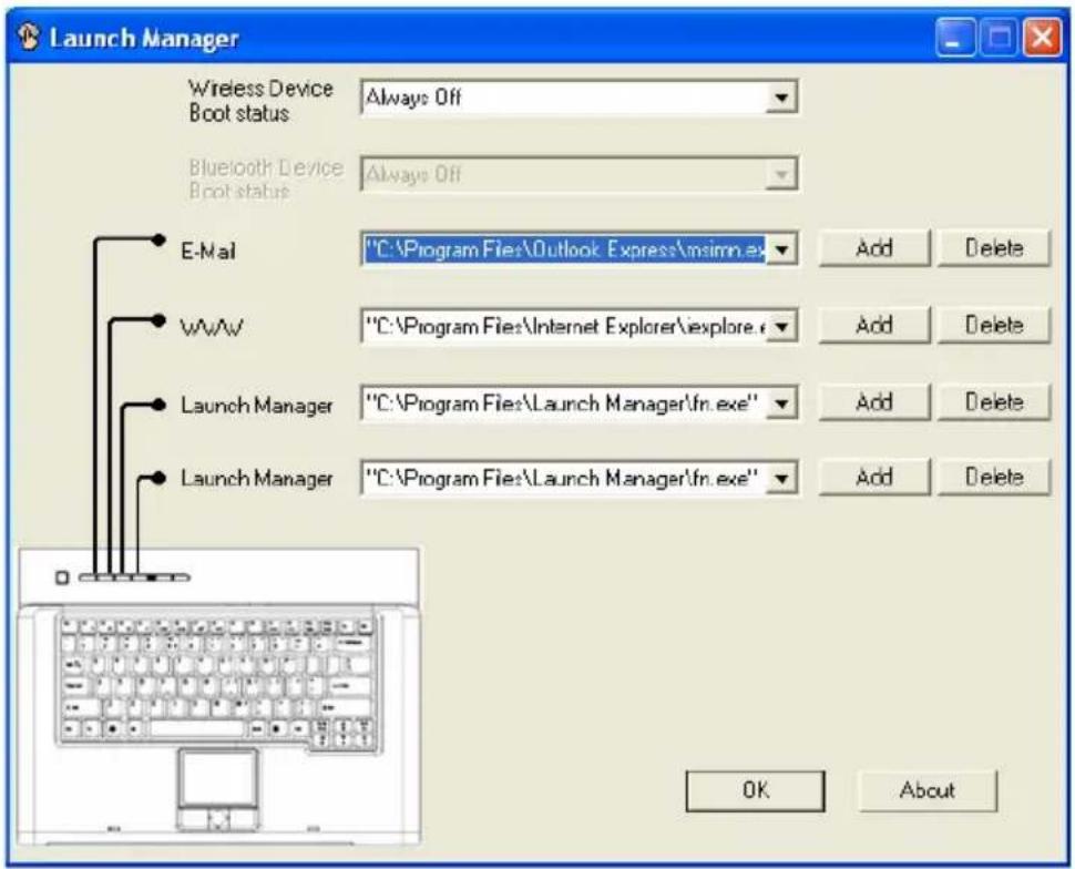 ACER Aspire 1520 - Launch Manager - 1