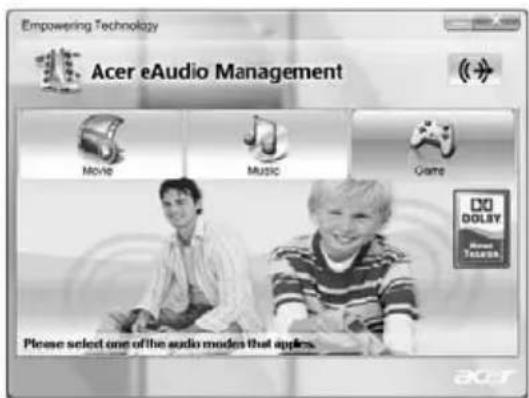 ACER Aspire 5535 - Acer eAudio Management (only for certain models) - 4