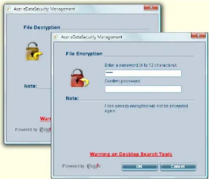 ACER Aspire 7520G - Acer eDataSecurity Management - 4