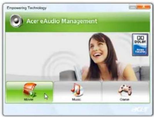 ACER Aspire 7520G - Acer eAudio Management - 2