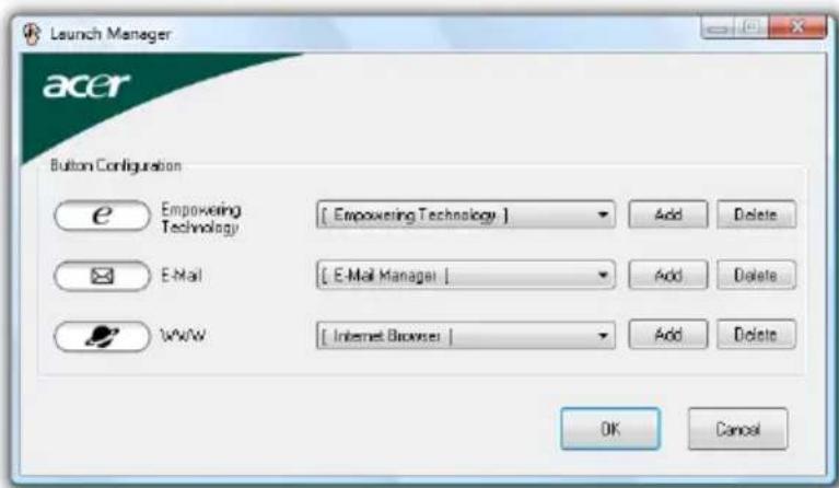 ACER Aspire 7520G - Launch Manager - 1