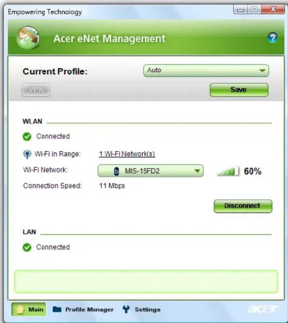 ACER Aspire 7520G - Acer eNet Management - 2