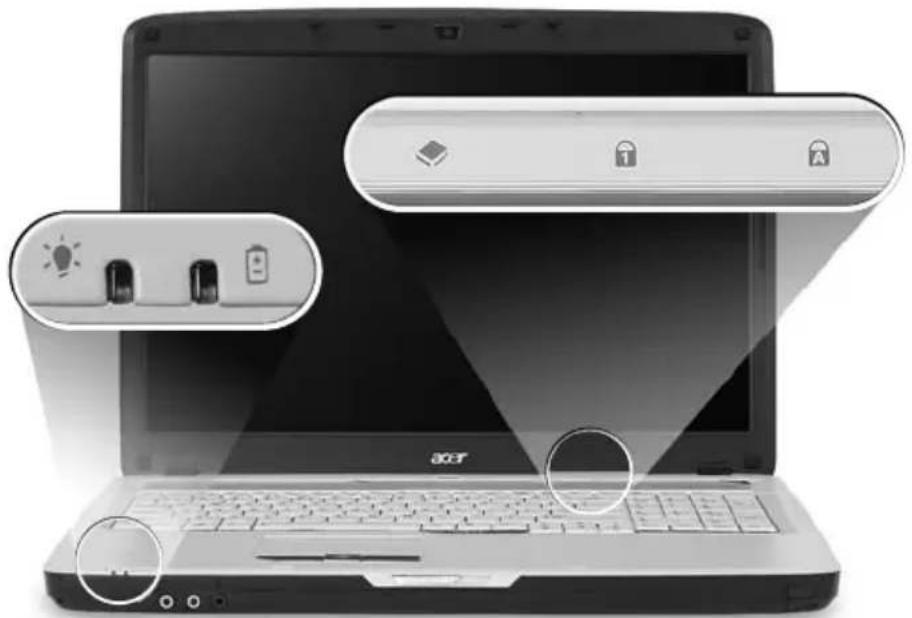 ACER Aspire 7520G - Indicators - 1