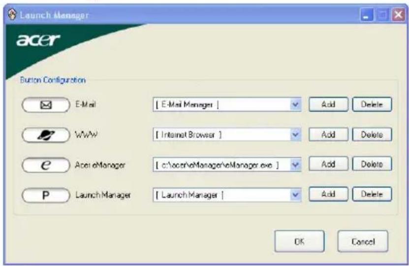 ACER Aspire 5500 - Launch Manager - 1