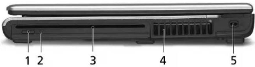 ACER Aspire 5500 - Right view - 1