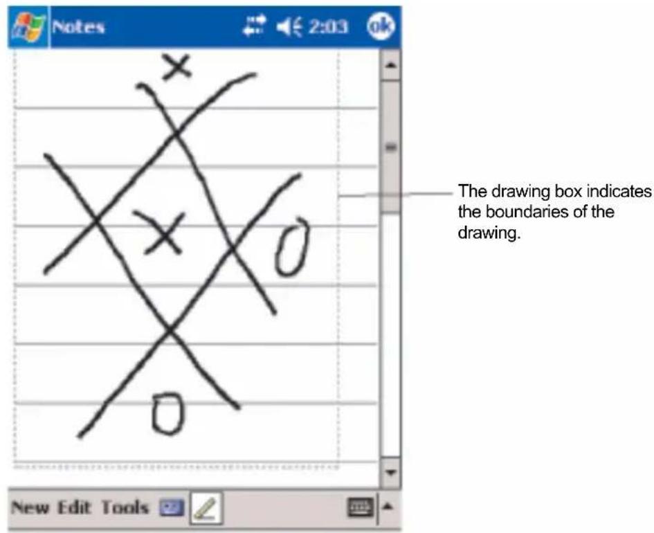 Notes x x x 0 0 The drawing box indicates the boundaries of the drawing. New Edit Tools