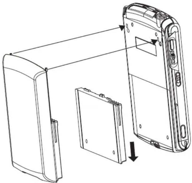 TOSHIBA e830 - Attaching the optional High Capacity Battery Pack - 1