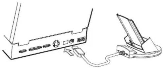 TOSHIBA e830 - Connecting using the supplied Cradle - 1