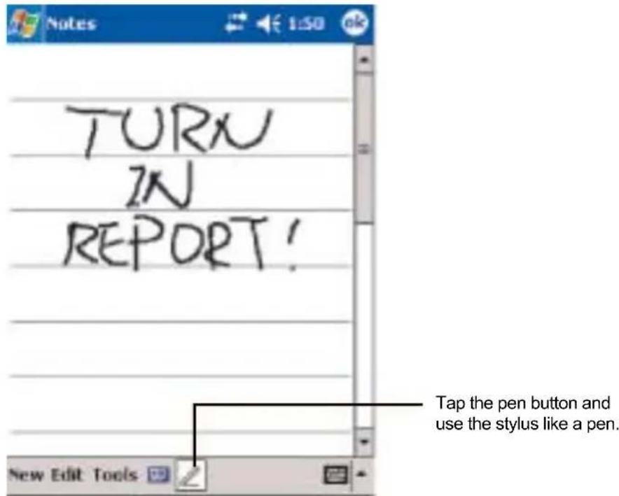 TURX IN REPORT! Tap the pen button and use the stylus like a pen. New Edit Tools
