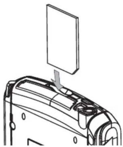 TOSHIBA e830 - Inserting an SD Card - 1