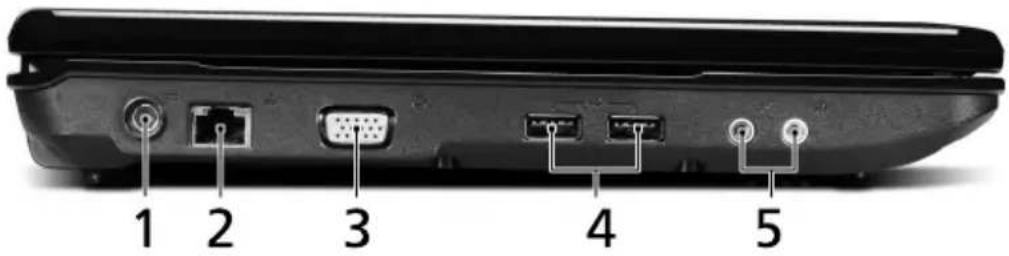 ACER E625 - Left view - 1