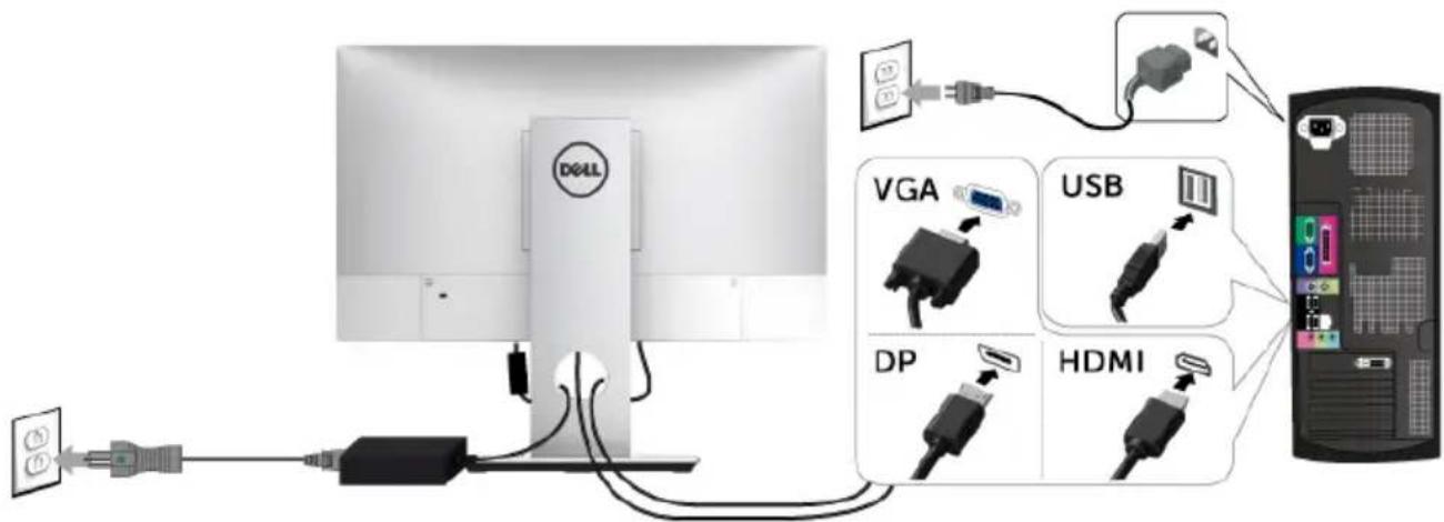 DELL MR2217 - Connecting the Computer - 2