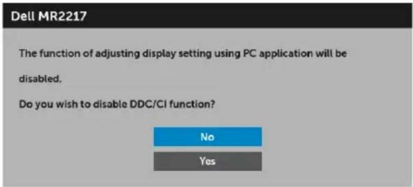 DELL MR2217 - OSD Warning Messages - 2