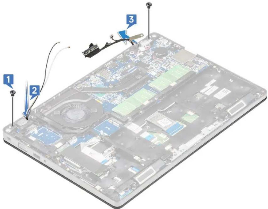 DELL Latitude 5491 - Removing display assembly - 2
