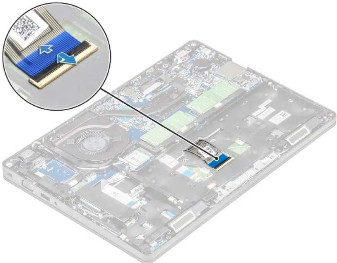 DELL Latitude 5491 - Removing the keyboard - 2
