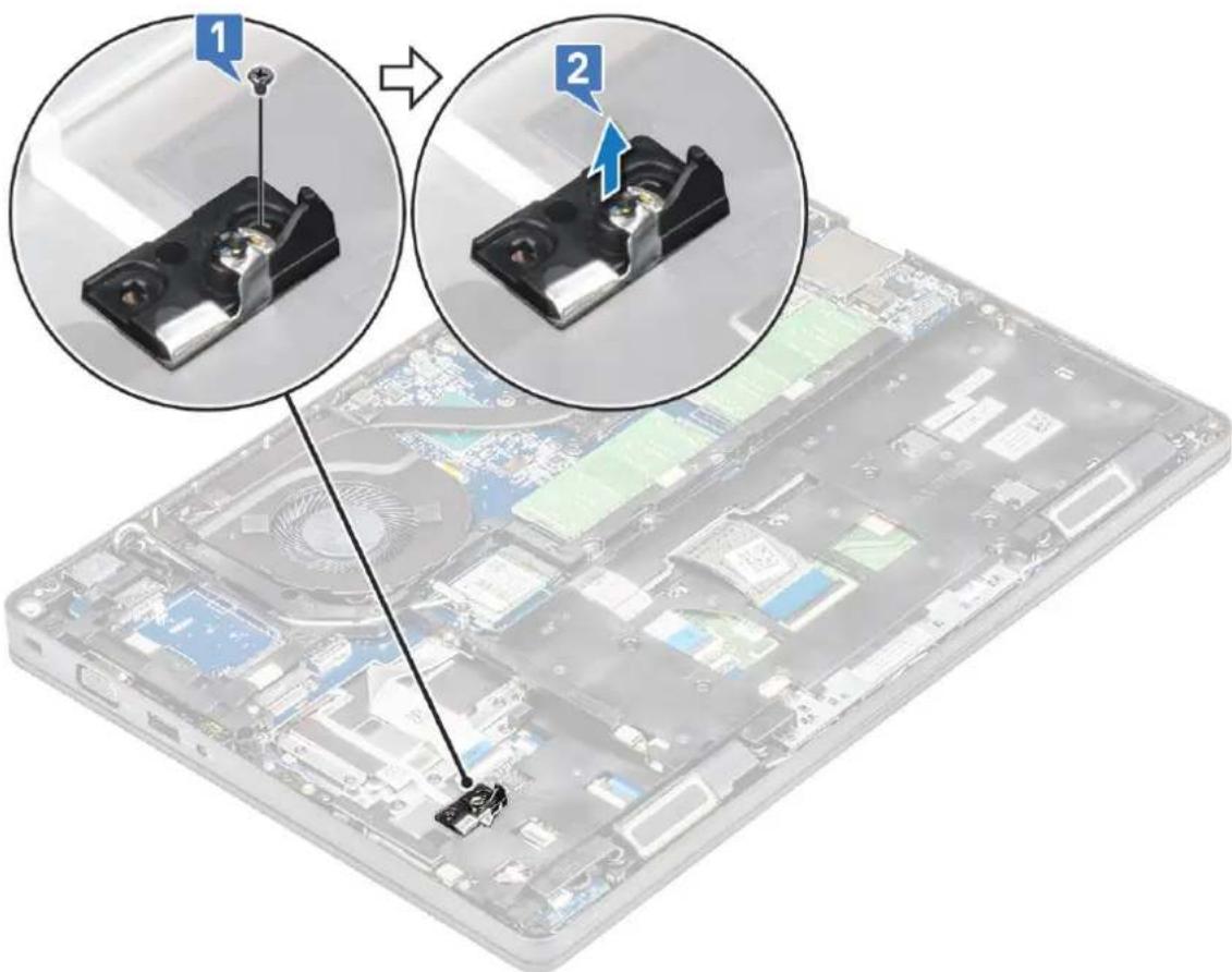 DELL Latitude 5491 - Removing the SSD frame - 1