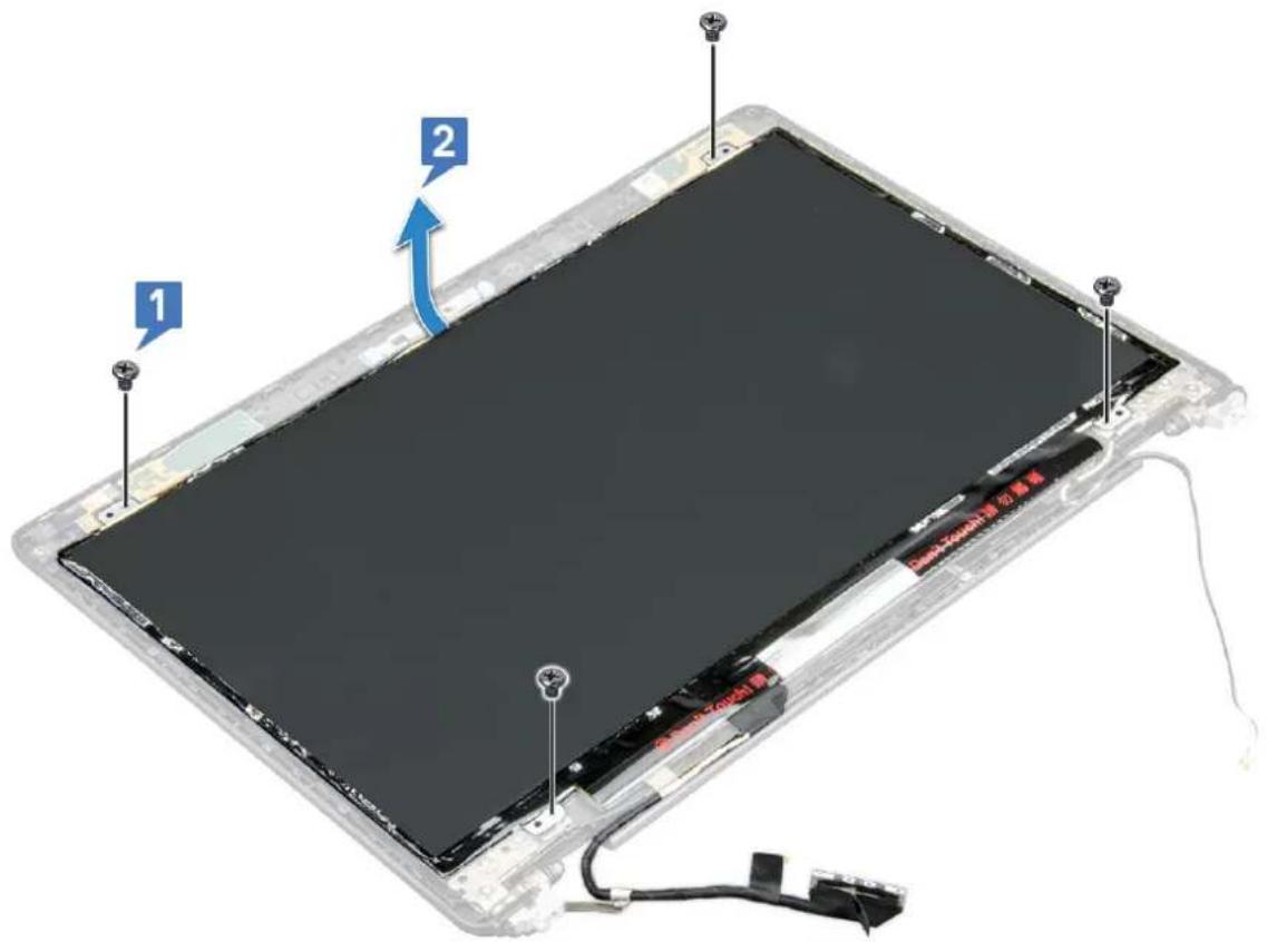 DELL Latitude 5491 - Removing display panel - 1