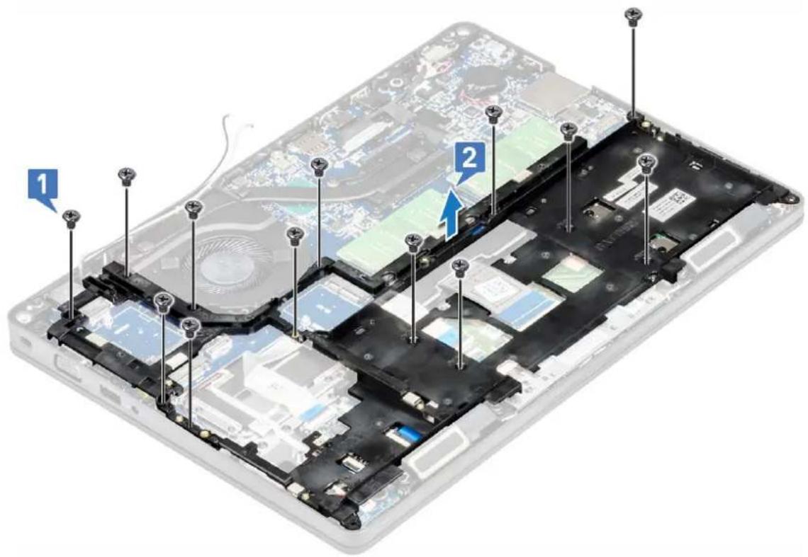 DELL Latitude 5491 - Removing the chassis frame - 4