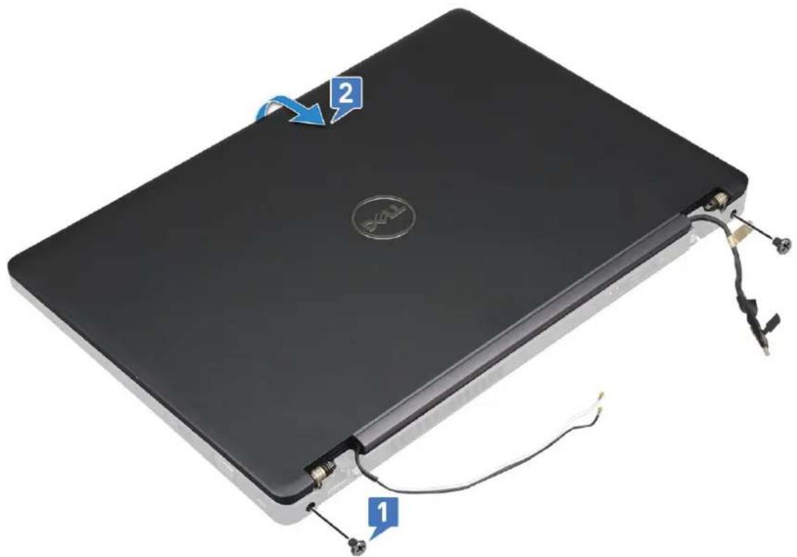 DELL Latitude 5491 - Removing display assembly - 3