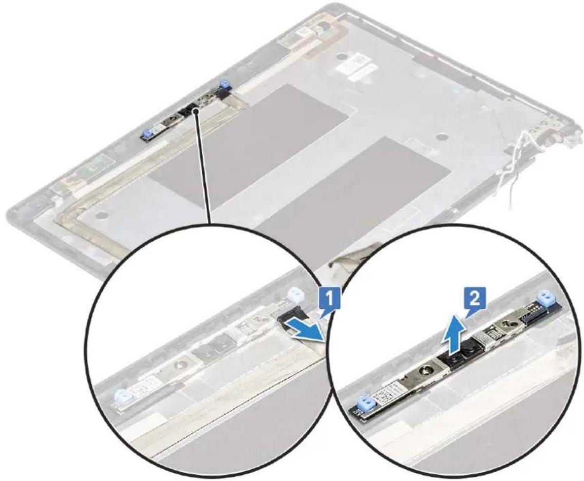 DELL Latitude 5491 - Removing camera - 1