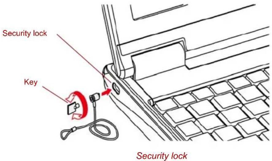 TOSHIBA Mini NB100 - Security lock - 1