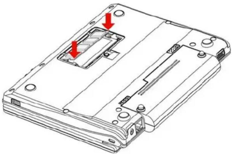 TOSHIBA Mini NB100 - Installing memory module - 5