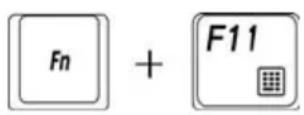 TOSHIBA Mini NB100 - Emulating keys on an enhanced keyboard - 1