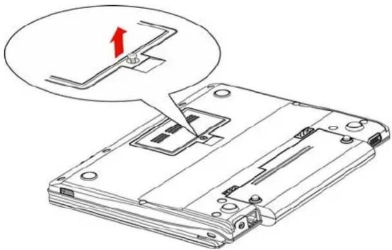 TOSHIBA Mini NB100 - Installing memory module - 2