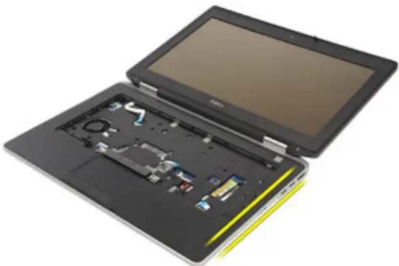 DELL Latitude E6420 ATG - Removing the Palm Rest Assembly - 4