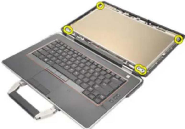DELL Latitude E6420 ATG - Removing the Display Panel - 1
