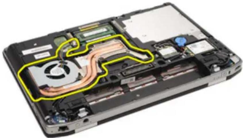 DELL Latitude E6420 ATG - Removing The Heat Sink - 3