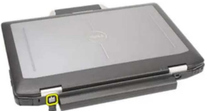 DELL Latitude E6420 ATG - Removing the Modem Connector Plug - 3