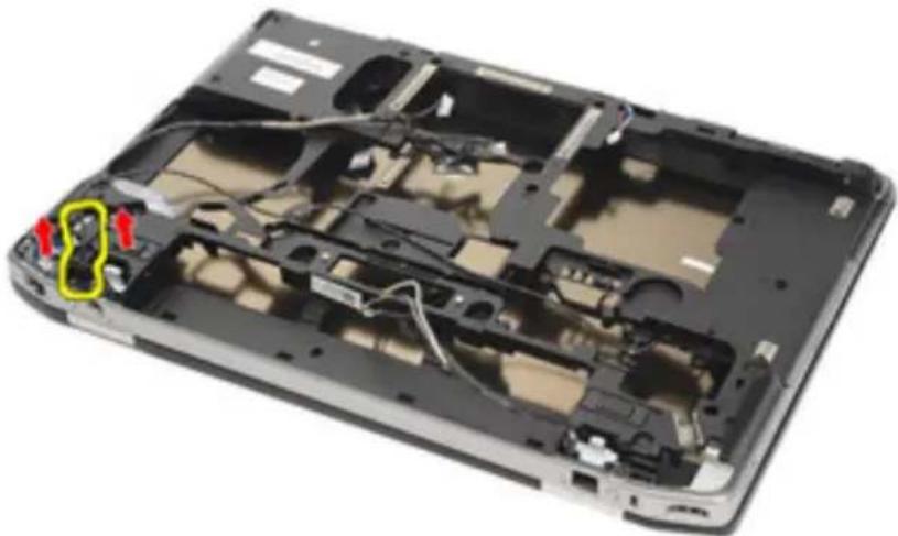 DELL Latitude E6420 ATG - Removing the Modem Connector - 4