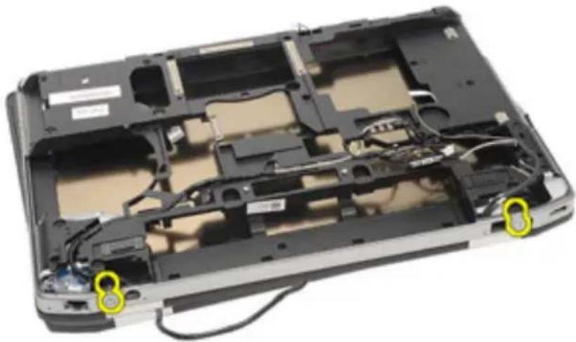 DELL Latitude E6420 ATG - Removing the Display Assembly - 1