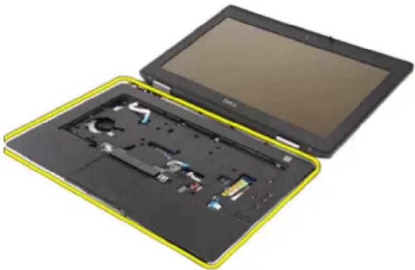 DELL Latitude E6420 ATG - Removing the Palm Rest Assembly - 6