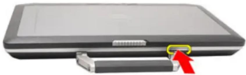 DELL Latitude E6420 ATG - Removing the Secure Digital (SD) Card - 1