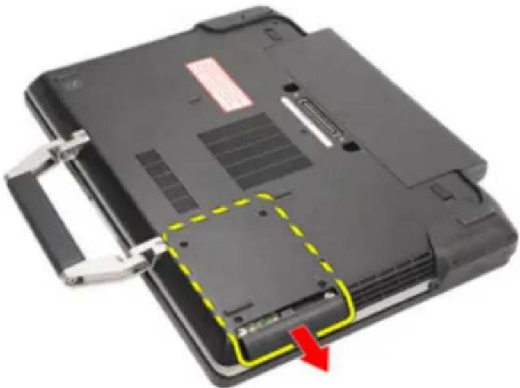 DELL Latitude E6420 ATG - Removing the Hard Drive - 2