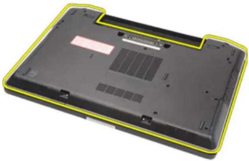 DELL Latitude E6420 ATG - Removing the Base Cover - 2