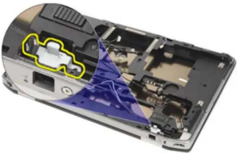 DELL Latitude E6420 ATG - Removing the Modem Connector - 6