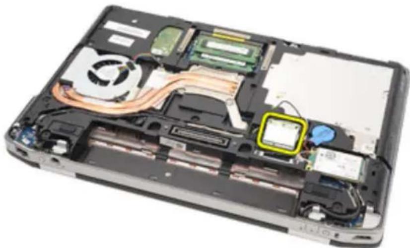DELL Latitude E6420 ATG - Removing the Wireless Local Area Network (WLAN) Card - 3