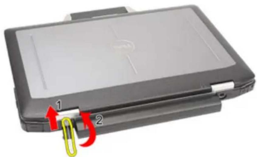 DELL Latitude E6420 ATG - Removing the Modem Connector Plug - 2