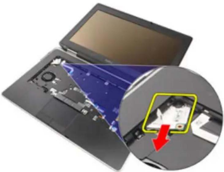DELL Latitude E6420 ATG - Removing the Modem Card - 5