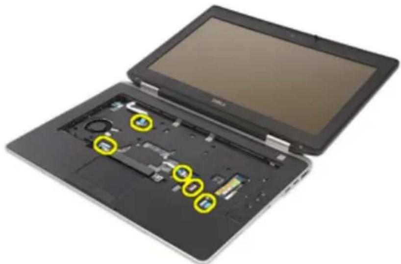 DELL Latitude E6420 ATG - Removing the Palm Rest Assembly - 3
